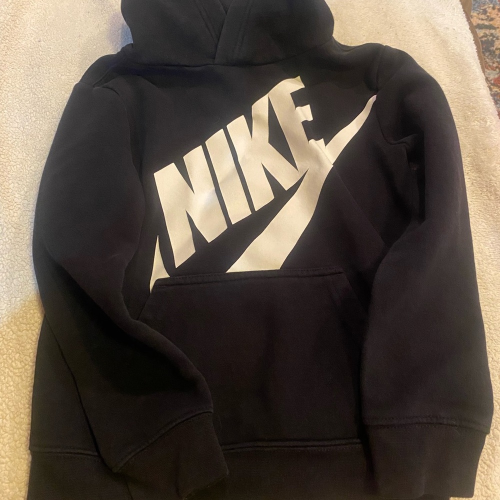 Nike Black Sweatshirt with White Graphic